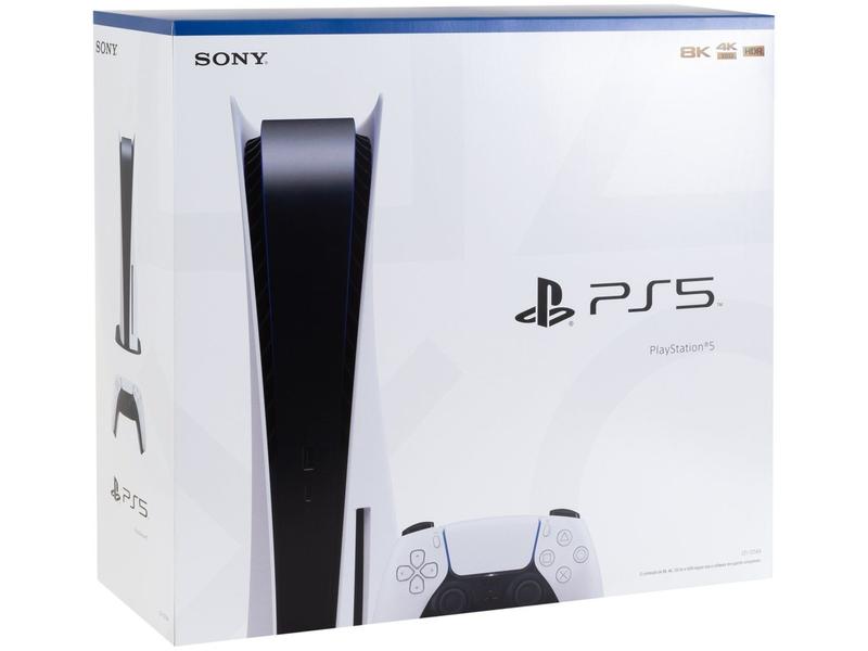Console PlayStation 5 SSD 825GB 01 Controle Sem Fio DualSense CFI